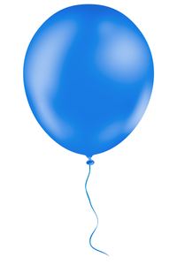 blauer Luftballon