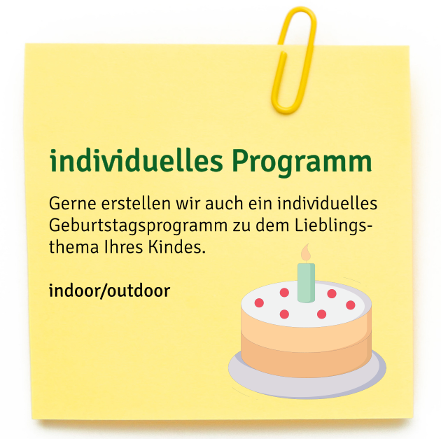 individuelles Programm anfragen